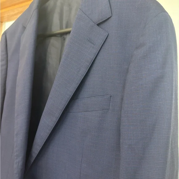 Navy Checker Mens Bonobos Suit